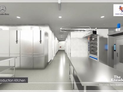 Shannon Kellam’s New Commercial Kitchens at Mercedes-Benz Brisbane
